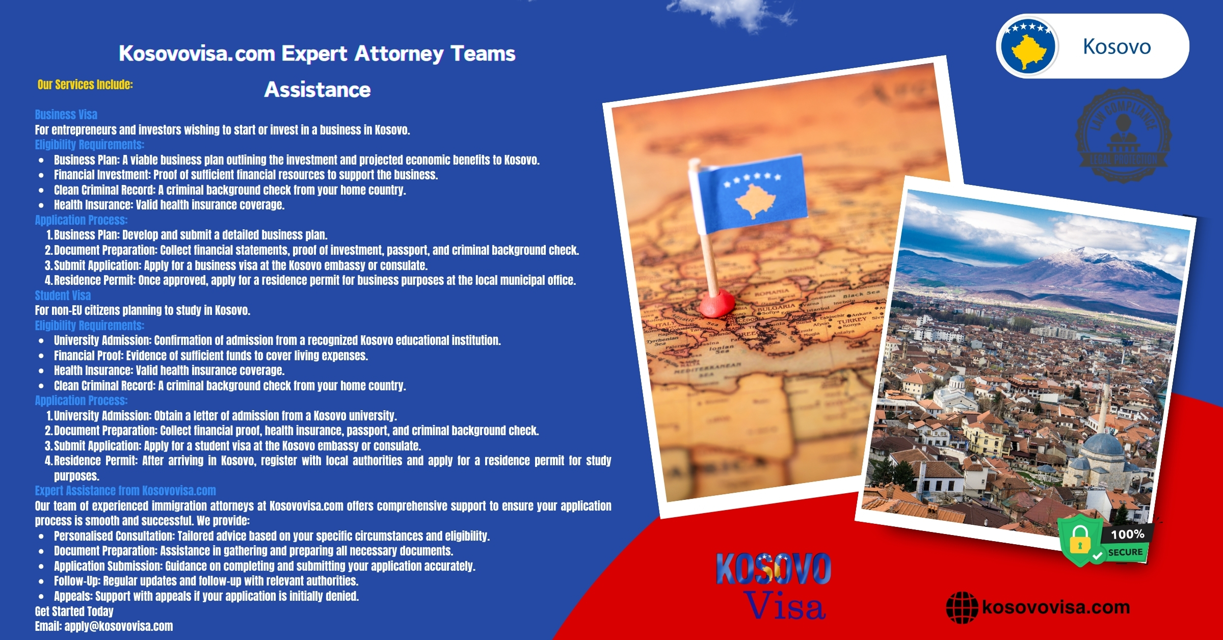 Navigating Kosovo Work and Business Resident Visas: A Guide for Tunisian Nationals